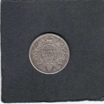 Beschrijving: 1/4 Rupee  GEORGIUS V  